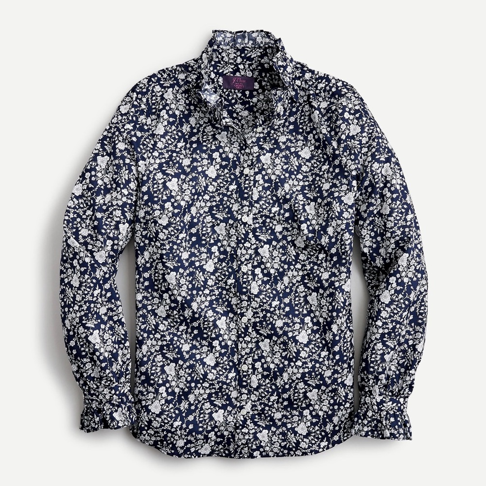 J.Crew Liberty Art Fabrics Classic-fit boy shirt in Summer Bloom print